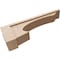 Ekena Millwork 6"W x 36"D x 12"H Thin Emerson Rough Cedar Woodgrain TimberThane Corbel, Primed Tan CORUR06X36X12EMRRCPR - alternate 6